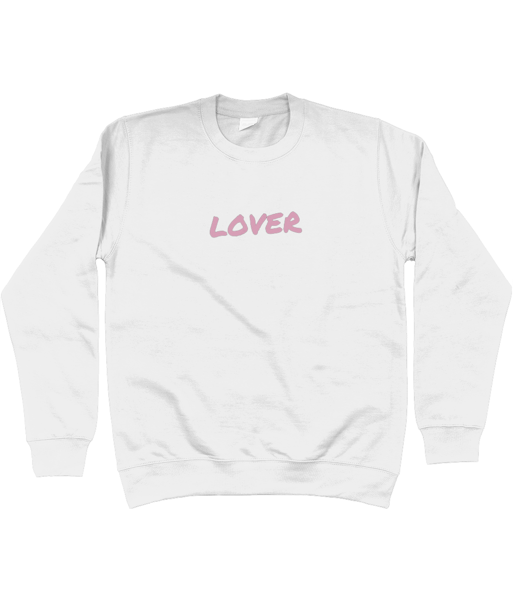 TayTay, Lover Pink Sweatshirt, Embrace the essence of Taylor's iconic Lover Era. Material:80% ringspun cotton/20% polyester. Drop shoulder style. Stylish fit. Soft cotton faced fabric. Taped neck. Ribbed collar, cuffs and hem. Twin needle stitching. WRAP