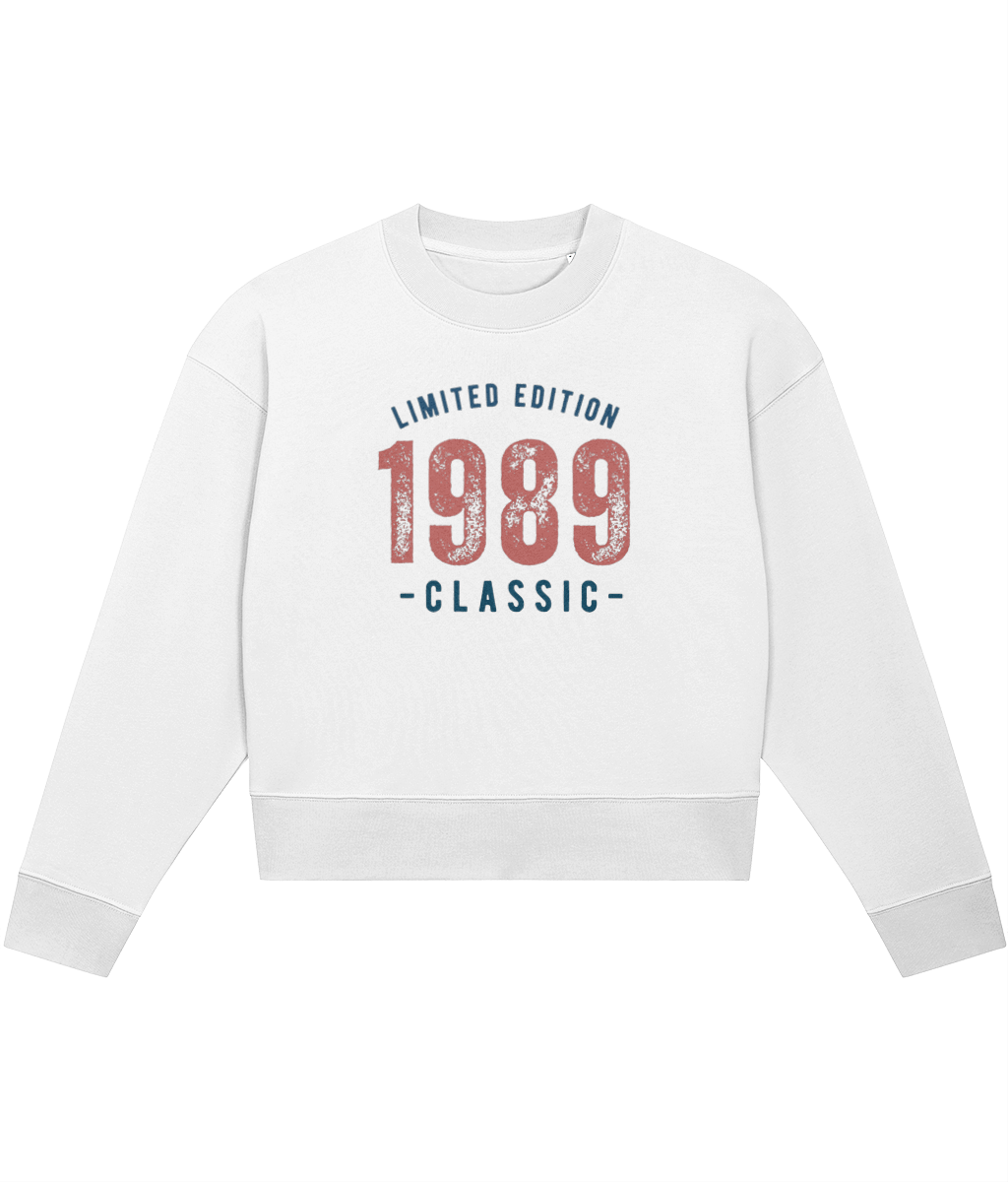 TayTay, 1989 Retro Limited Edition Crop-sweatshirt, Embrace the essence of Taylor's iconic 1989 period with our 1989 Retro Limited Edition Crop-sweatshirt, a perfect blend of style and homage. This piece isn't just apparel; it's a piece of music history,