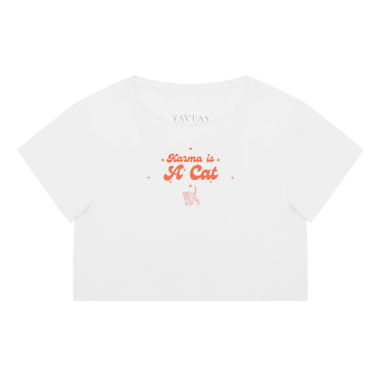 Karma Is A Cat Baby Tee