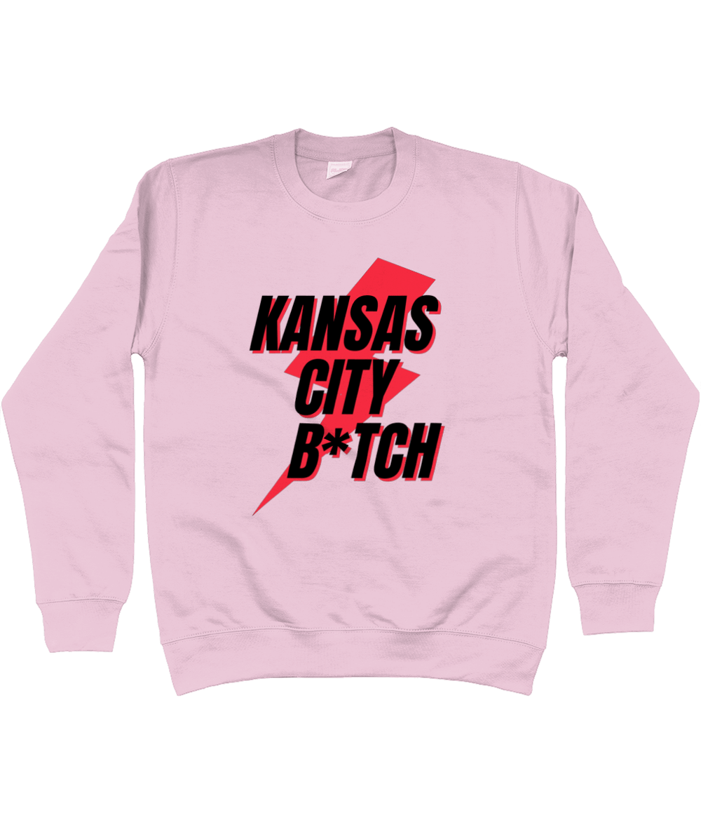 TayTay, Kansas City Sweatshirt, Don't we just love American Football now?! Material:80% ring spun cotton 20% polyester. Drop shoulder style. Stylish fit. Soft cotton faced fabric. Taped neck. Ribbed collar, cuffs and hem. Twin needle stitching. WRAP Certi